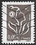 Marianne de Lamouche - 0,05€ bistre-noir (ITVF)