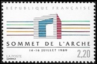 Sommet des pays industrial Arche de La Défense - Paris 14-16 juillet 1989