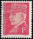 Maréchal Pétain - 1F rouge type Hourriez