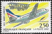 1ére liaison postale aérienne Nancy-Lunéville