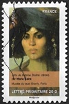 Tête de femme Biskra (détail) par Marie Caire Musée du quai Branly, Paris