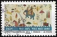 Inde - XVIIIe - XIXe s Tissu indien Paris Musée Guimet