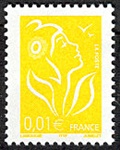 Marianne de Lamouche - 0.01€ Jaune (ITVF)