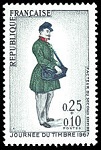 Journée du timbre 1967 - Facteur du Second Empire