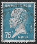 Pasteur 75 c bleu