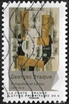 Georges Braque Compotier et cartes (1912-1913)