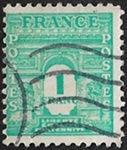 Arc de Triomphe de Paris 1F vert