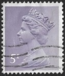 Reine Elizabeth II - 5P  violet pâle