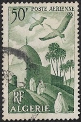 Cigogne blanche sur minaret