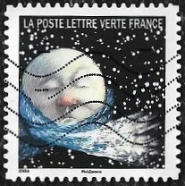 Deuxième timbre Lune enrhumée