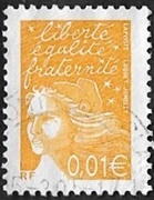Marianne de Luquet - 0,01 jaune