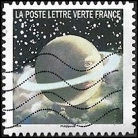 Dixième timbre Planète Saturne