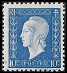 Marianne de Dulac - 10c bleu