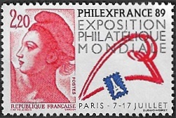 PhilexFrance 89 Exposition philatélique mondiale Paris 7-17 juillet 1989