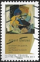 Albert Gleizes - Le Chant de guerre, portrait de Florent Schmitt (1915)