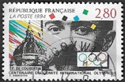 Centenaire du ComitÃ© International Olympique Pierre de Coubertin