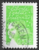 Marianne de Luquet - 0,53 vert-jaune