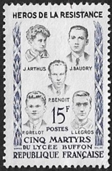 Les cinq martyrs du Lycée Buffon