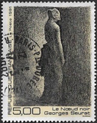 Georges Seurat "Le nœud noir"