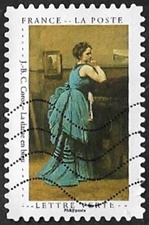 J.-B. Corot "La dame en bleu"