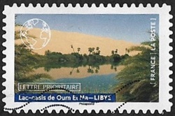 Lac-oasis de Oum El Ma - Libye