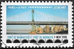 Pont de Mahattan et pont de Brooklyn - New York