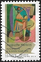 Auguste Herbin Nature morte à la boule rouge (1919)